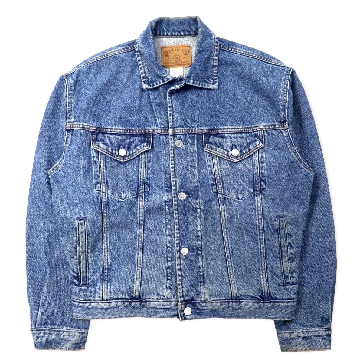 GAP DENIM USA MADE 90s Vintage Denim Jacket G Jean S Blue