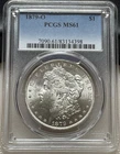 1879-O Morgan Silver Dollar PCGS MS61 - Nice Luster!