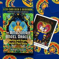Amazonian Angel Oracle Karten-Set & Begleitbuch 33 Karten Von Pablo Amaringo
