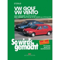 Vw Vento, Jetta 3 Typ 1H2 1992-1997 So Wird's Gemacht Reparaturhandbuch Etzold