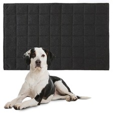 HOMBYS Chew Proof Dog Crate Bed Mat 22x35 Indestructible Kennel Pad