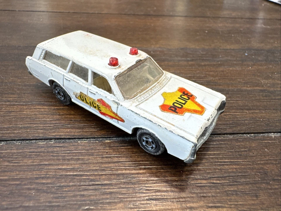 Vintage Matchbox Superfast No. 55 Mercury Police Car 1971 Made In England Lesney - Image 2 of 4