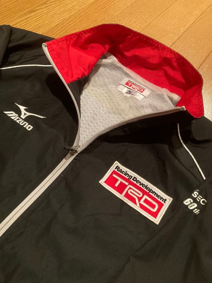 Rare TRD MIZUNO Toyota Racing Nylon Jacket Size L Black | eBay