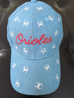 Baltimore Orioles Denim Crab Hat Cap Adjustable SGA May 10 2026 New Mother's Day