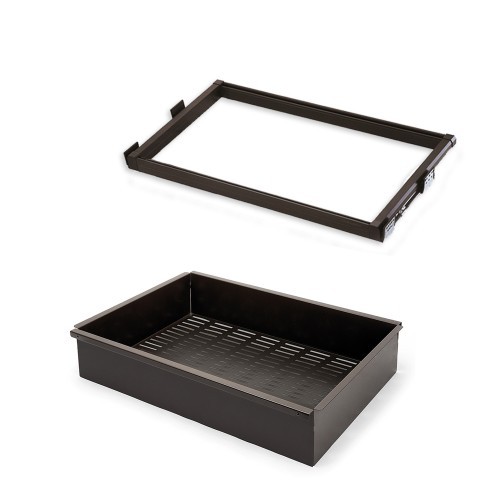 Panier coulissant métallique Moka Emuca de 900 mm au design minimaliste