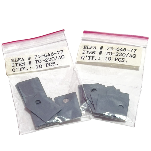 Pair & Pair Thermal Gap Pads TO220/AG 18x13x0.3mm 0.4K/W Self-Adhesive (20 pcs) - Picture 2 of 9