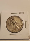 1944 Walking Liberty Half Dollar, 90% Silver, USA 50c Coin