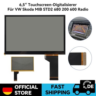 6.5'' Touchscreen Multimedia LCD Display Digitizer For VW Skoda Seat MIB STD2 682