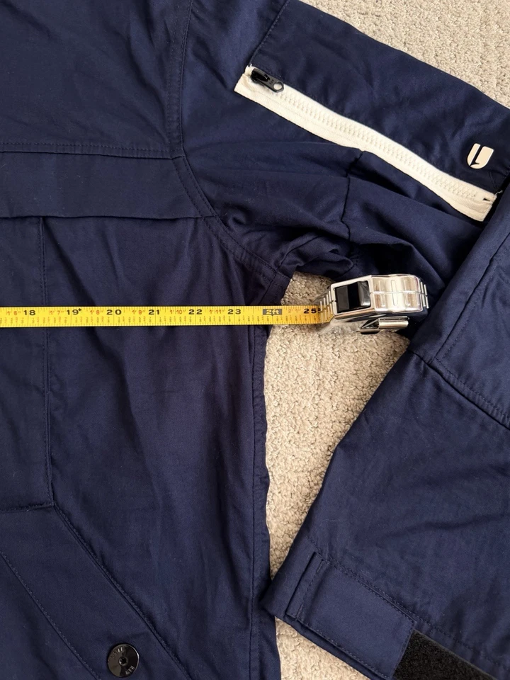 G Star Raw мужской Rackam DC Anorak куртка M с капюшоном синий темно-синий пуловер Y2K - Изображение 4 из 4