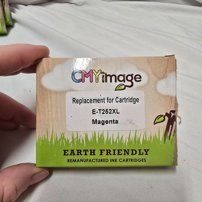 CMY Image Magenta Ink New Sealed Replacement for E-T252XL 2016 Earth Friendly