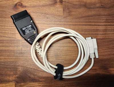 Genuine Ross-Tech KEY-COM Dual-K VAG to RS-232 Cable VW/Audi (NOT for CAN bus)