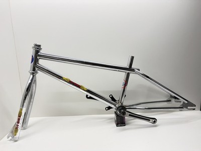   80 s Oldschool GT BMX Frame / Rahmen Set 20  + Takagi Kurbel + Tange Headset