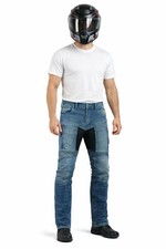 Motorradhose Herren,Aramid Textil Jeans mit CE-Protektoren,Motorrad Biker Jeans