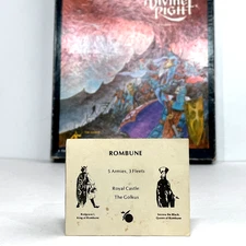 Vintage 1979 TSR - Divine Right "ROMBUNE" Identity Card Replacement Piece ONLY