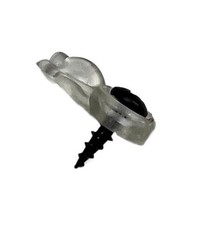 Glass Cabinet Panel Retainer Clips with Screws 25 Clips Choose Your Offset a...