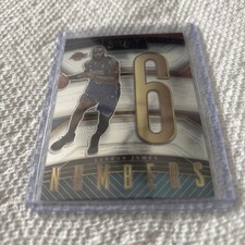 2022-23 Panini Select - Select Numbers Silver Prizm #4 LeBron James