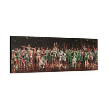 Boston Basketball Legends & Icons | 4 ft long Canvas Poster | 48