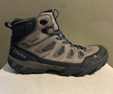 Oboz Bridger Mid B-DRY Waterproof Hiking Boots Mens Sz 11 Brown Trail Cordura