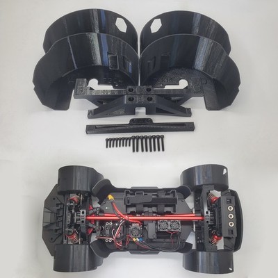 Fenders Kotflügel Modified Part für MJX Hyper Go 7304 1/7 VW Polo R WRC Rally RC