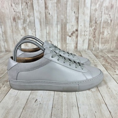 Koio Grey Leather High Tops Koio High-Top Sneakers, Size 41 EU