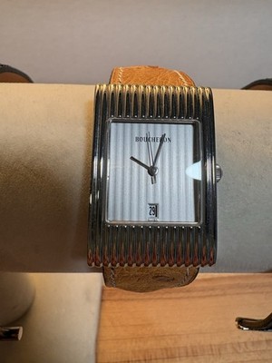 Boucheron Steel Quartz Reflect All Original, New Battery + Spare Original Straps