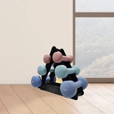 3 Tier Dumbbell Rack Weight Storage Organizer Equipment Household Dumbbell Stand