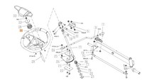 Lenkrad AufsitzmäHer RasenmäHer Modelle OM102R/16K Original Emak TS000284R