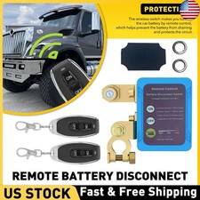 Battery Disconnect Switch, Remote Control Battery Kill Switch Car Anti Theft New
