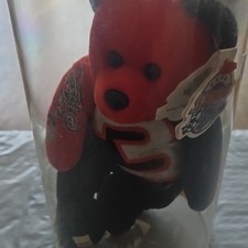 NASCAR Dale Earnhardt Team Speed Bear Plush Figure Number 3 Embroidered Logo