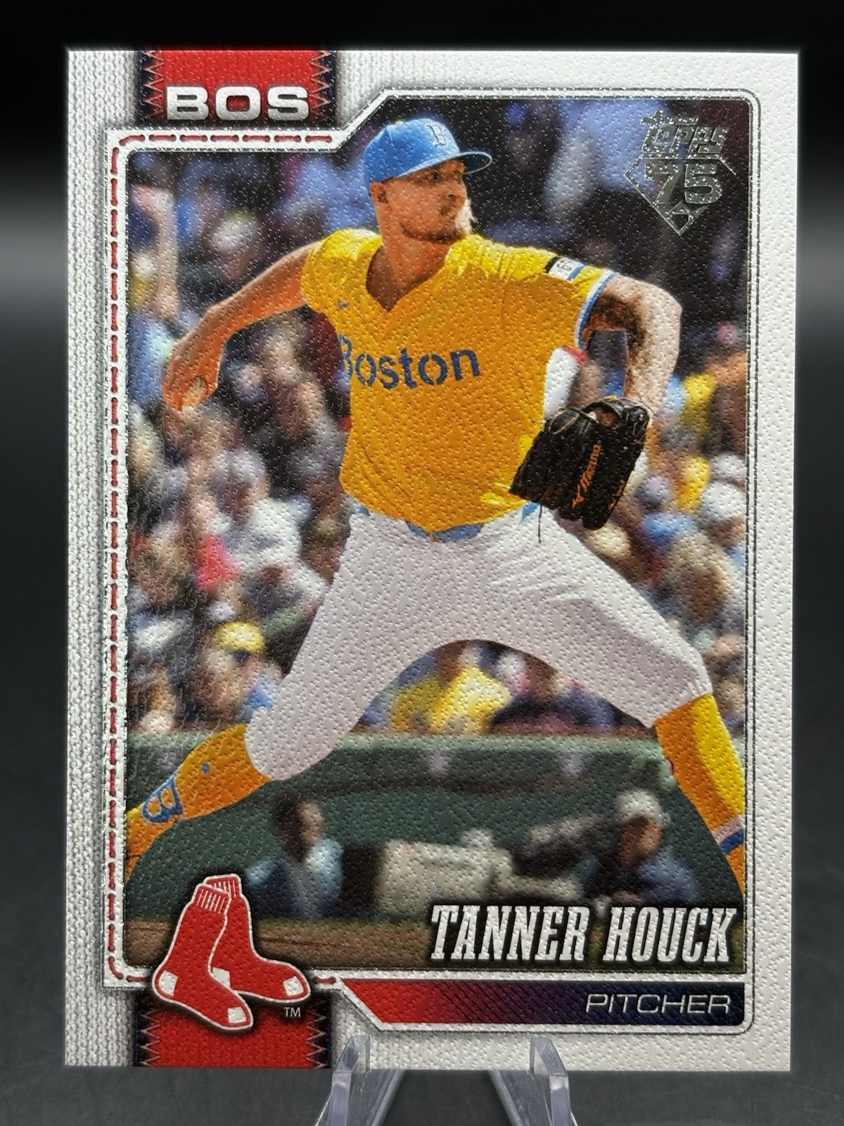 2026 Topps Series 2 #504 Tanner Houck Canvas /50 Red Sox