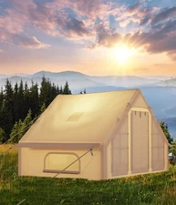 6-8 Person Inflatable Camping Tent, Large Inflatable Tent House with Air Pump...