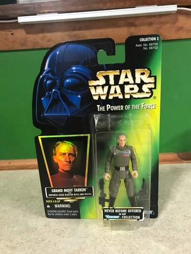 Action Figure NIB Kenner Green Star Wars Power of the Force Grand Moff Tarkin