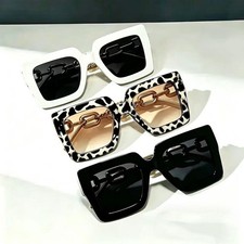 UV385 Schutzbrille f&uuml;r Damen quadratisches Gestell leichte PC Sonnenbrille Stil