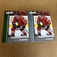 2014 UD Parkhurst Rookies Artemi Panarin RC #PR-10 GREEN & BLUE Card Hockey (f3)