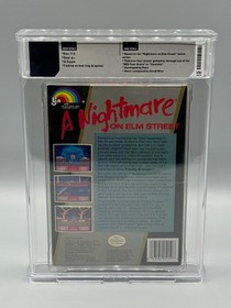 A Nightmare on Elm Street Nintendo NES Oval SOQ Sealed New WATA 7.5 A+