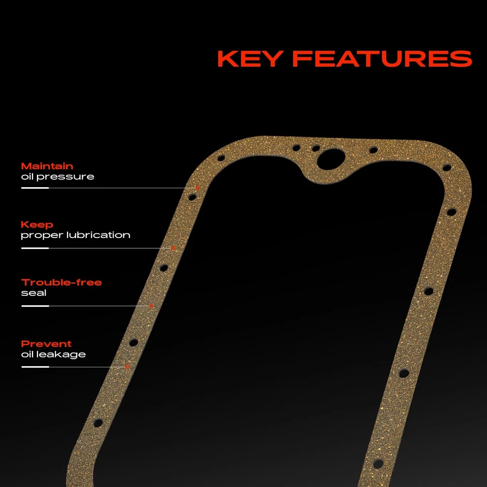 Прокладка поддона масла двигателя для Chevrolet Metro 1998-2000 Geo Metro 1996-1997 L3 1,0 л - Изображение 4 из 4