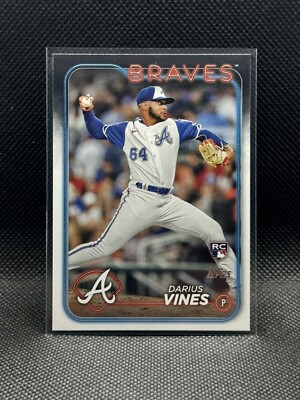 2024 Series 2 Base #493 Darius Vines Atlanta Braves RC