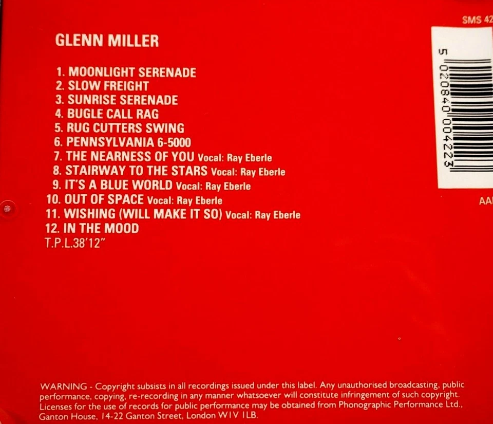 Glenn Miller - CD, EN MUY BUEN ESTADO Foto 2 de 2