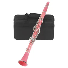17 Key Clarinet Bb Tone Pink Bakelite Clarinet Woodwind Instrument Accessories