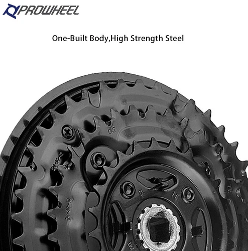 Prowheel Triple Cranksets 7/8 Spd Crank Arm 170mm MTB 24-34-42T Mountain Bicycle - Picture 2 of 6
