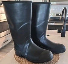 NEW Brazos Work FORCE Men's Black Waterproof Rain Work Boots Size 11