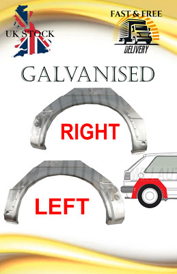 FOR VW GOLF 2 MK2 83-92 3D REAR WHEEL ARCH REPAIR RUST BODY PANEL FENDER PAIR