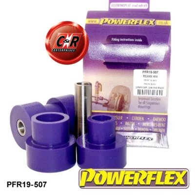 Powerflex RR Alliage Fr Moyeu pour Ford Escort MK5,6 RS2000 4X4 92-96 PFR19-507 - Photo 1/4