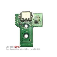 USB Charging Port Charger Socket Board JDS-030 Sony PS4 3rd Gen Controller 12Pin