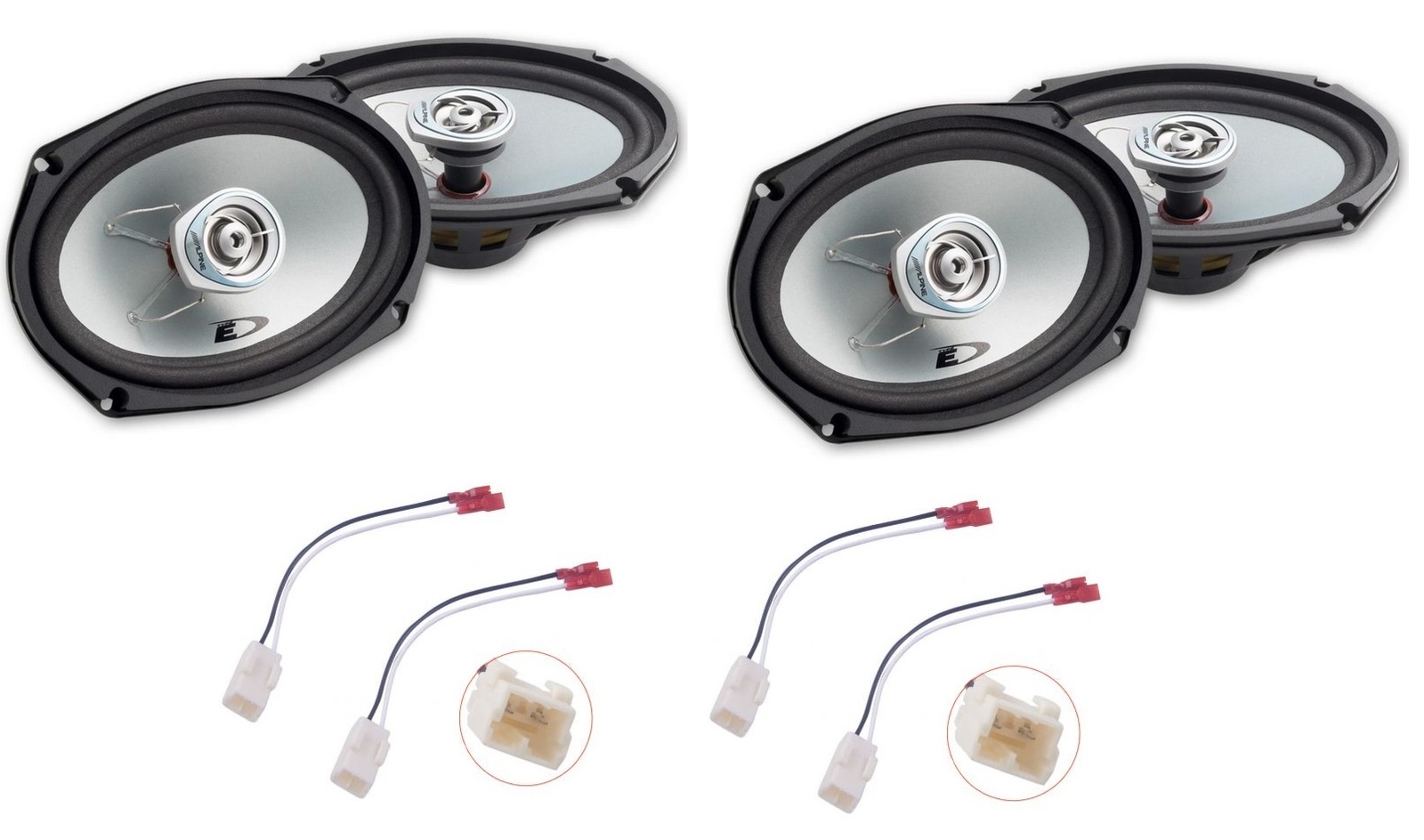 Kit 4 Altoparlanti Alpine per Jeep Renegade: Suono Premium Plug & Play