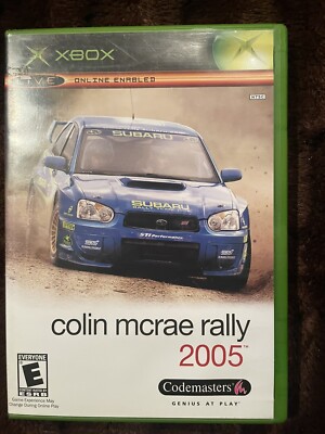Colin McRae Rally 2005  - Microsoft Xbox Original - Complete in Box - CIB