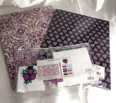 Vera Bradley's POCKET FOLDERS & PLANNER PACK SET in DREAM TAPESTRY Pattern, NWT