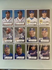 2001 Topps Heritage (Red and Black Backs) Lot of (12) NM/MT