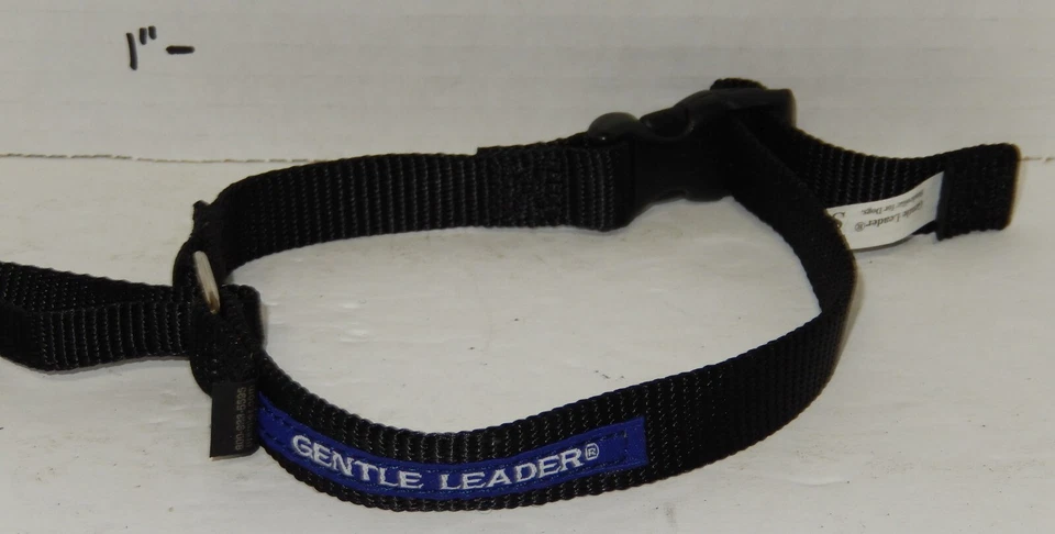 Collar de perro Gentle Leader negro talla pequeña Foto 2 de 3