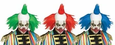 TWISTED TWISTY KILLER CLOWN WIGS | Red, Green, Blue